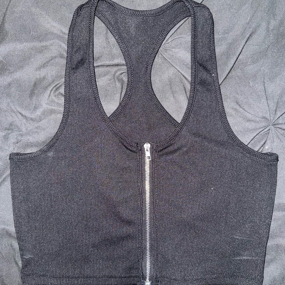 Charcoal Racerback Tank Top